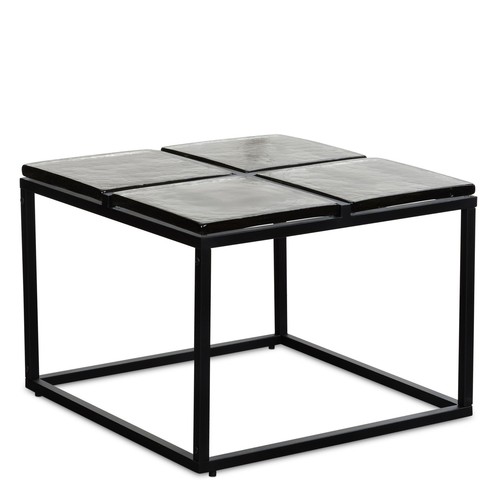 Couchtisch FineBuy Sofatisch Glas 58x58 cm Wohnzimmertisch Tisch Quadratisch - Bild 6 von 6