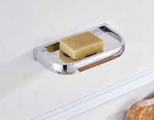 Bathroom Accessory Polished Chrome Brass Wall Mounted Soap Dish Holders wba837
