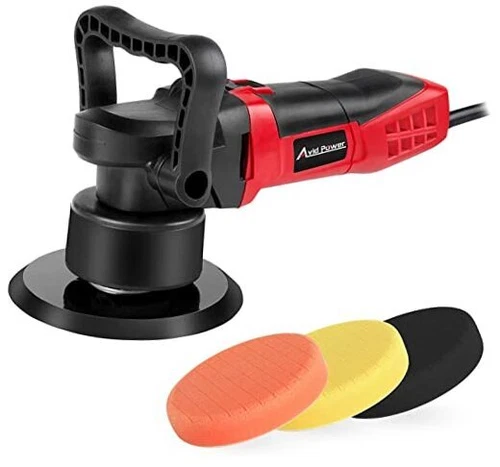  Buffer Polisher, 6-inch Dual Action/DA Polisher for Car Detailing, 1-red