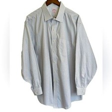 Brooks brothers dress shirt long sleeve men 18/34  35