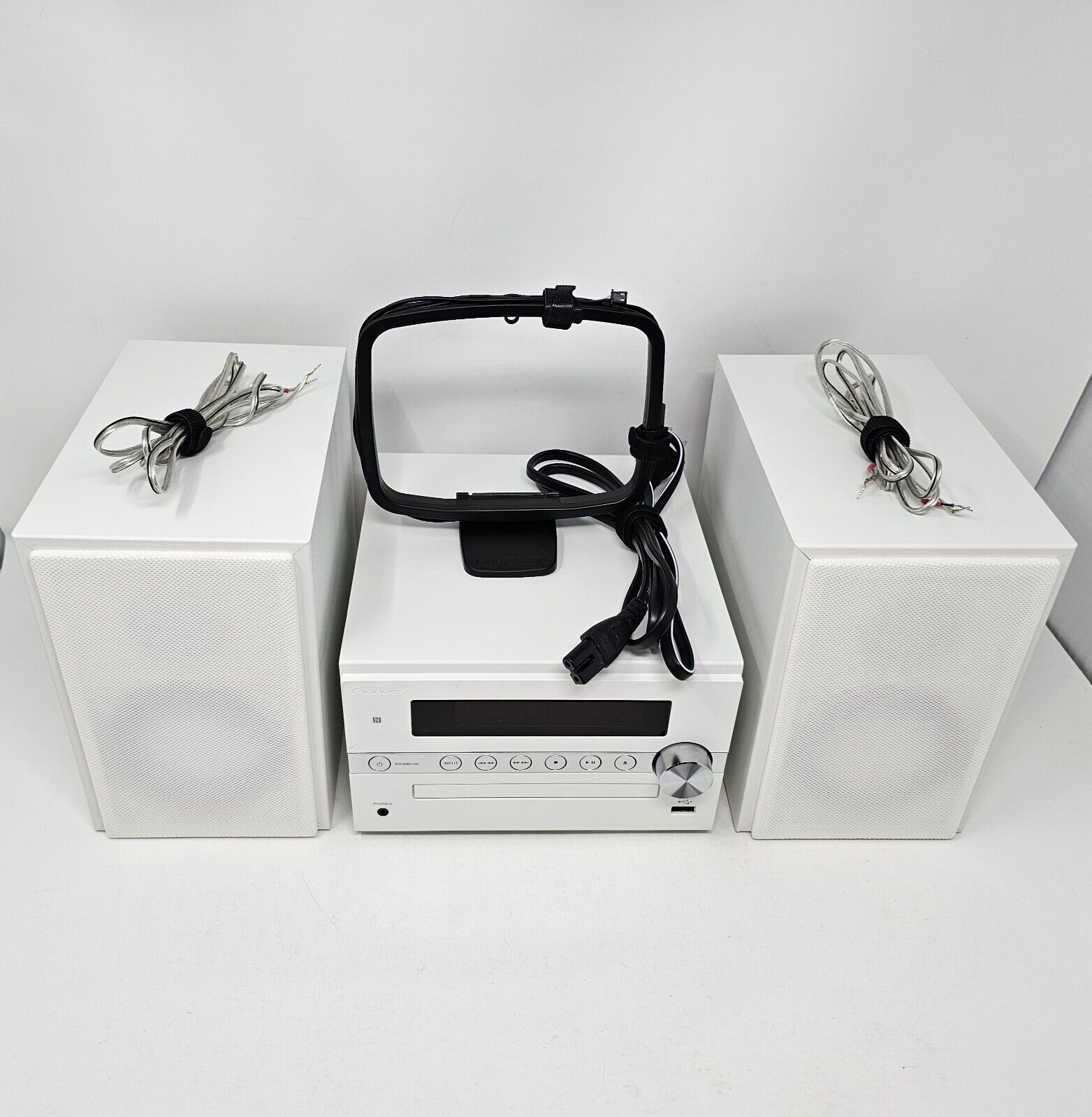 Pioneer X-CM56 Mini Hi-Fi Stereo System CD Player Bluetooth Tested