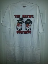 Original Rainier Beer Brews Brothers Blues Brothers tribute T-shirt L