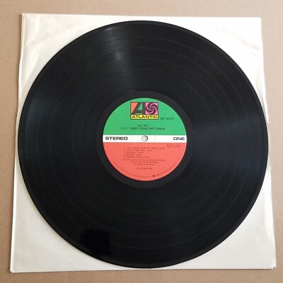 ~AC/DC ''Dirty Deeds Done Dirt Cheap''~ (p)1976 Vinyl Record Only -No Cover- VG+!