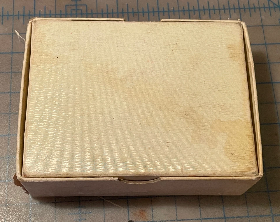 Caja de reloj exterior Bulova Fifth Avenue de colección estuche marrón publicidad cartón Foto 2 de 3