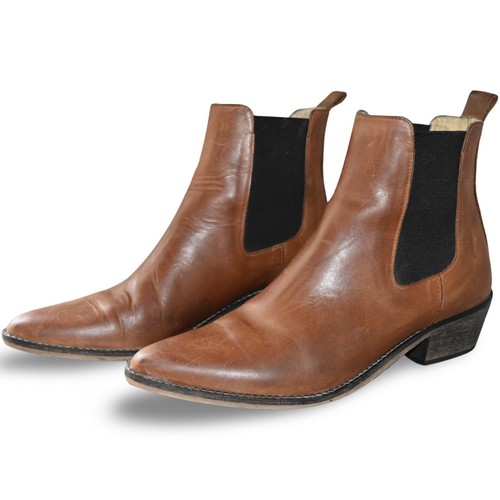 IVYLEE COPENHAGEN Stella Leather Boots - Dark Tan - Size 40 (AU9) - EUC - Picture 4 of 9