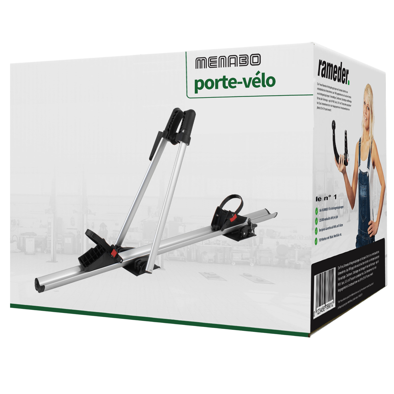 Porte-vélo de toit Menabo Juza pour vos sorties VTT et week-ends nature