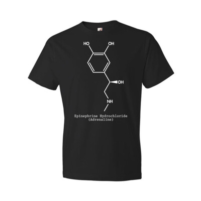 Adrenaline Molecule Shirt Biology Teacher Gift Psychiatrist Gifts Biology Shirt