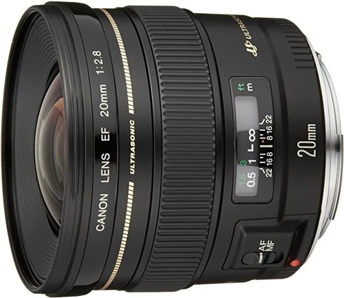 Objectif Canon à mise au point unique EF 20 mm F2,8 USM taille réelle du Japon neuf livraison gratuite. - Photo 1/2