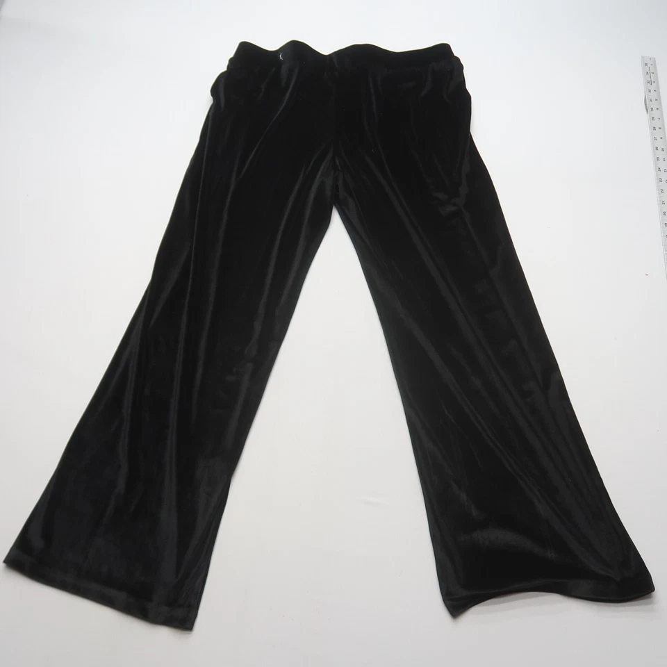 Pantalones de terciopelo para mujer Maurices talla XXL negros pierna ancha entrepierna 31" Foto 2 de 4