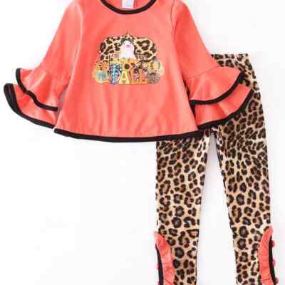 TOP/PANTS SET PIG- ''FALL'' LEOPARD GIRLS NEW BOUTIQUE 