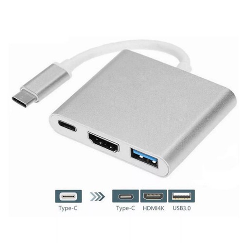 USB 3.1 Typ-C auf zu HDMI USB 3.0 USB-C Adapter AV Multiport 3-in-1 Konverter 4K - 第 4/14 張圖片