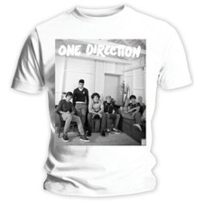 Image of ONE DIRECTION lounge b+w ladies fitted T shirt LARGE