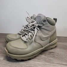 Nike Boys Manoa AJ1280-003 Grey/Green Boots Size 5Y