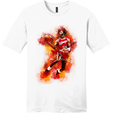 NEW Art Society x SWOD MJ WATERCOLOR Tee Shirt WHITE SMALL-4XLARGE MADE IN USA