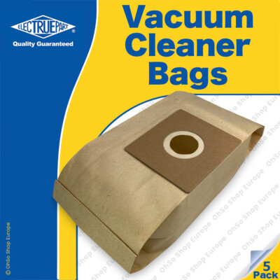 5x Dust Bags Vacuum Cleaner, Type: E66/E66N, Fits Tornado 4110, Tornado 5120
