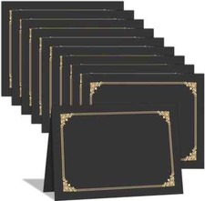 HAUTOCO 10 Pcs Certificate Holders, Black Diploma Folders Document