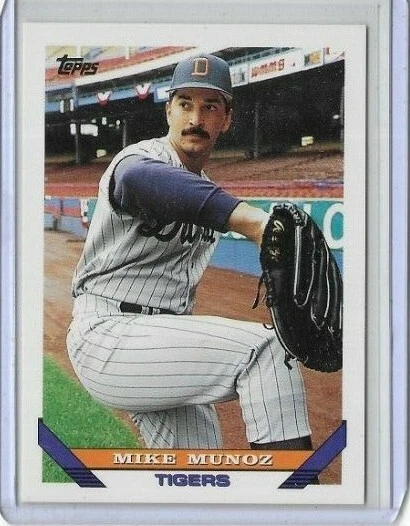 1993 Topps #379 Mike Munoz Detroit Tigers