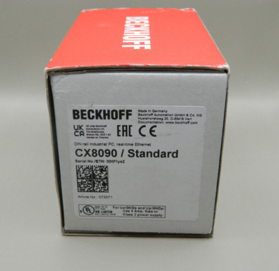 BECKHOFF, CX8090 / Standard real-time  Ethernet  Neu/New in OVP