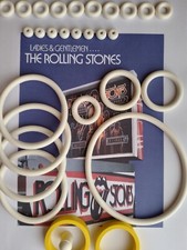 FLIPPER.BALLY-ROLLING STONES-KIT ELASTIQUES CAOUTCHOUC-DOIGT DE FLIPPER JAUNE