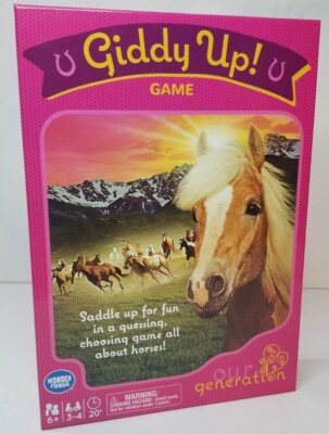 Giddy Up! Board Card Guessing Game Our Generation Saddle Up & Ride Horse Breed 