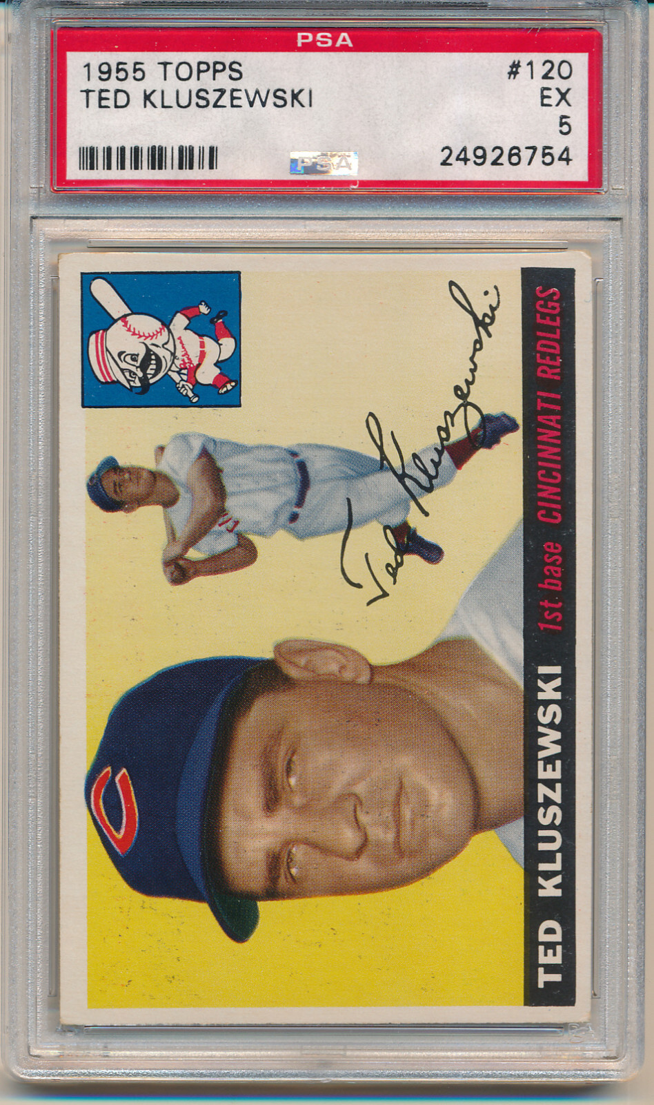 1955 Topps Ted Kluszewski (#120) PSA5 PSA