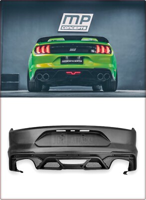 KOMPLETT STOßSTANGE HINTEN + DIFFUSOR FÜR FORD MUSTANG 2015 - 2023 GT500 STIL