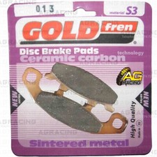 Goldfren S33 Front Left Brake Pads For Suzuki DR 800 S Big (SR42B/F723) 1991-199