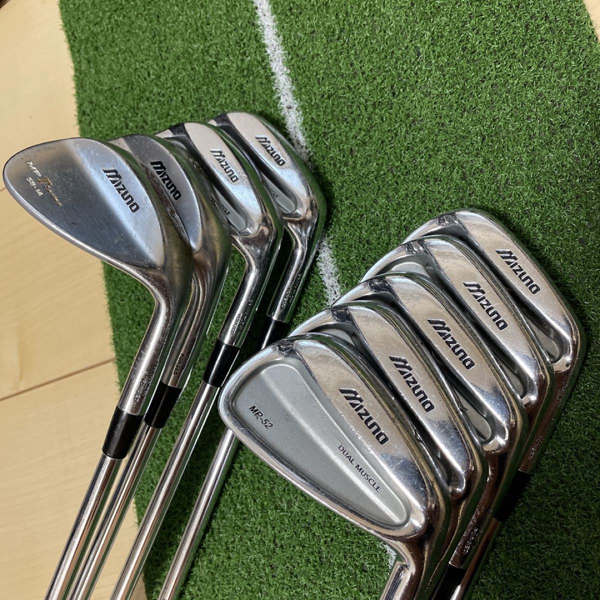 Golf Iron Set MIZUNO MP-52 Dynamic Gold S200 9pcs 4-W JAPAN Golf Iron Set MIZUNO MP-52 Dynamic Gold S200 9pcs 4-W JAPAN