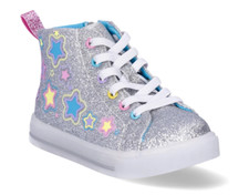 Athletic Works Toddler 8 Girl High Top Light Up Shoes with On/Off Power Button