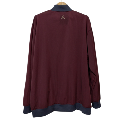 Nike Jordan バーガンディ ジャケット AIR JORDAN 5 Sneaker Embroidered Logo Full Zip Training