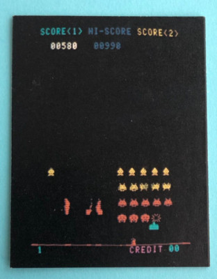 Invader Game card Taito Corporation Very Rare Japanese No.35 41240 From Japan