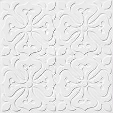 Ceiling Tile Decorative - Apply over Popcorn Ceiling - DIY Glue Up #101