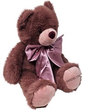 Mauve Rose Plush 21" Floppy Teddy Bear - Personalized Valentine's Day Gift