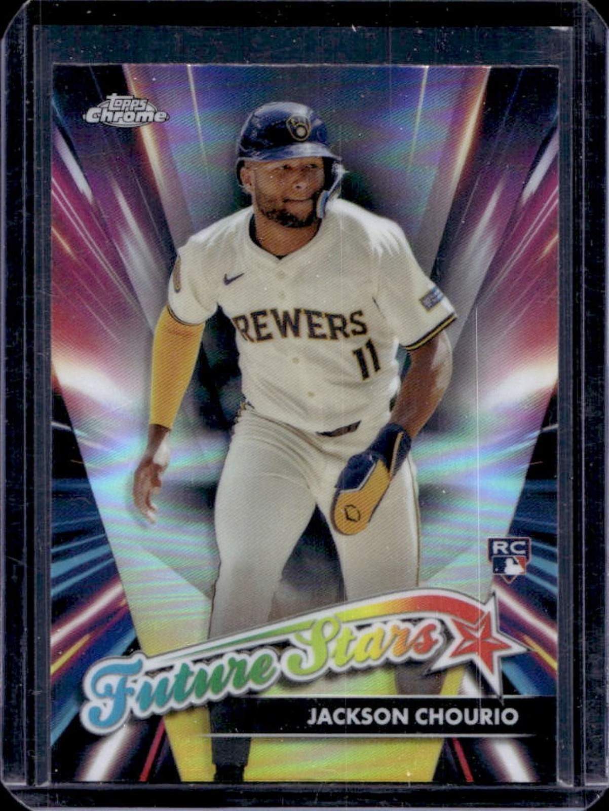 2024 Topps Chrome Update Jackson Chourio Future Stars RC #FSU-16 Brewers