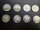 2015 1 oz .999 Silver Buffalo Round - 8 rounds total