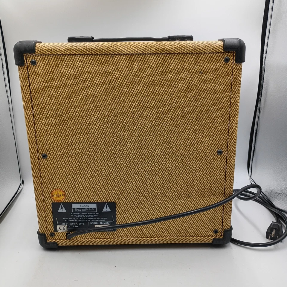 Raro Amplificador de Guitarra Epiphone EP-800R 8" Altavoz Tweed 15W Amplificador de Práctica Amarillo Foto 3 de 4