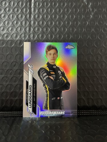 Christian Lundgaard [Refractor] #46 2020 Topps Chrome Formula 1 card