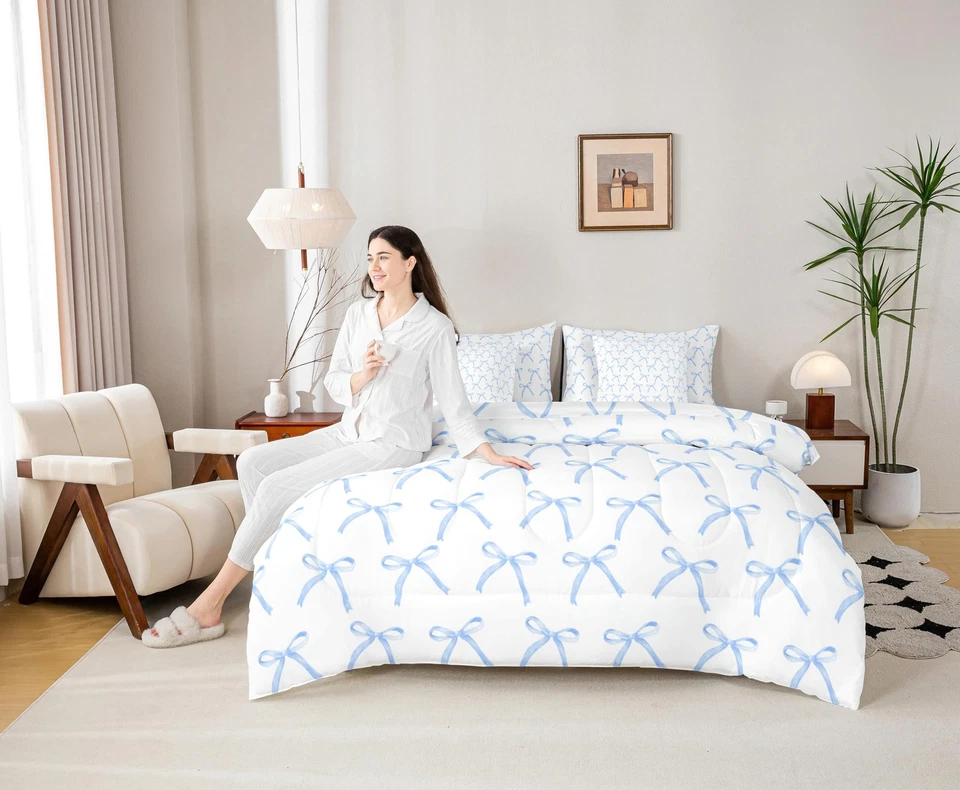 7 件卡通蝴蝶结被子正装,蝴蝶结领带结几何拼布... — 第 4/4 张图片