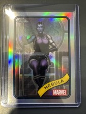 2025 Topps Chrome Marvel Nebula Refractor Card #167