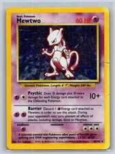 Mewtwo - 10/102 - DMG - BS - Holo Base Set Unlimited on eBay