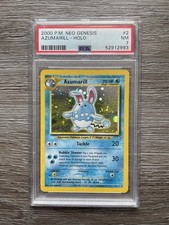 2000 Pokemon Neo Genesis Azumarill Holo Rare 2/111 Unlimited English PSA 6 on eBay