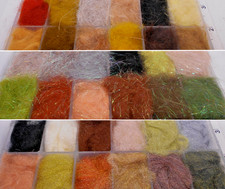Dubbing Assortment for Fly Tying - 12 colors ...