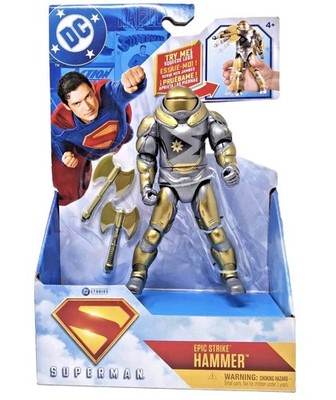 NEW Spin Master DC Superman Movie EPIC STRIKE HAMMER 6'' Action Figure 2025