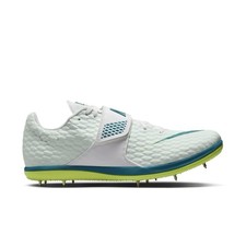 Nike Zoom High Jump HJ Elite White Green Spike Track Shoe FZ9636 100 Size 10