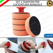 SET 5 TAMPONI LUCIDATURA CARROZZERIA MANUALE DIAMETRO 85MM PER SMART FORFOUR II