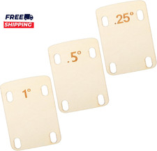 Guitar Neck Shims 3Pcs Solid Maple Wood Neck Shim Protection Wooden Bolt