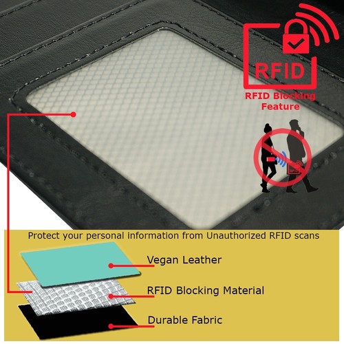 do TCL 50 XL NXTPAPER 5G Portfel Etui na telefon [RFID Blok] Skóra PU Slim Cover - Zdjęcie 2 z 7