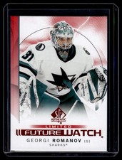 2024-25 Upper Deck SP Authentic Future Watch Limited Red Georgi Romanov Rookie