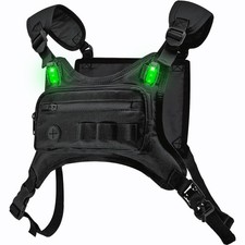 Running Chest Pack with Light Chest Packs for Holder Edc Bag for Running Ligh