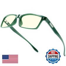GUNNAR Vertex Moss Gaming Glasses - Clear Lens, Blue Light Blocking Eye Strain